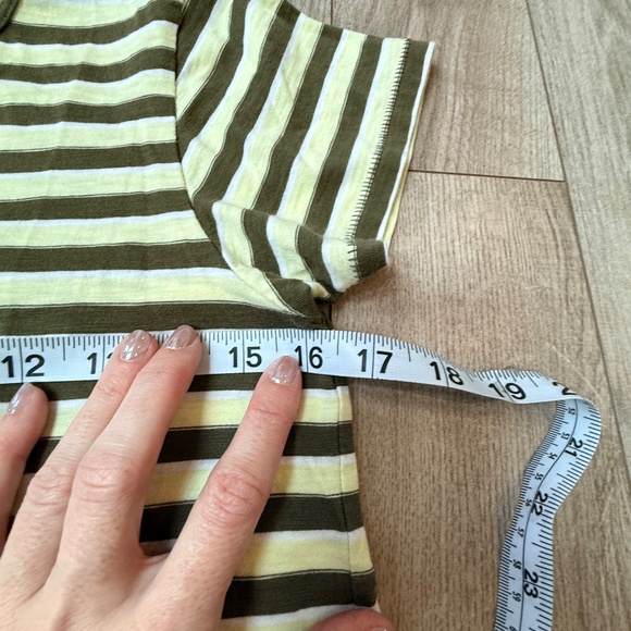 Rag & Bone Slub Striped Tee - Picture 8 of 9